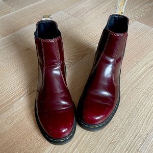 Dr. Martens Red Vegan Chelsea Boots Men’s Size 11